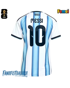 Argentina Lionel Messi #10 Echipament de Fotbal Replică Mondial 2026 Femei Acasa